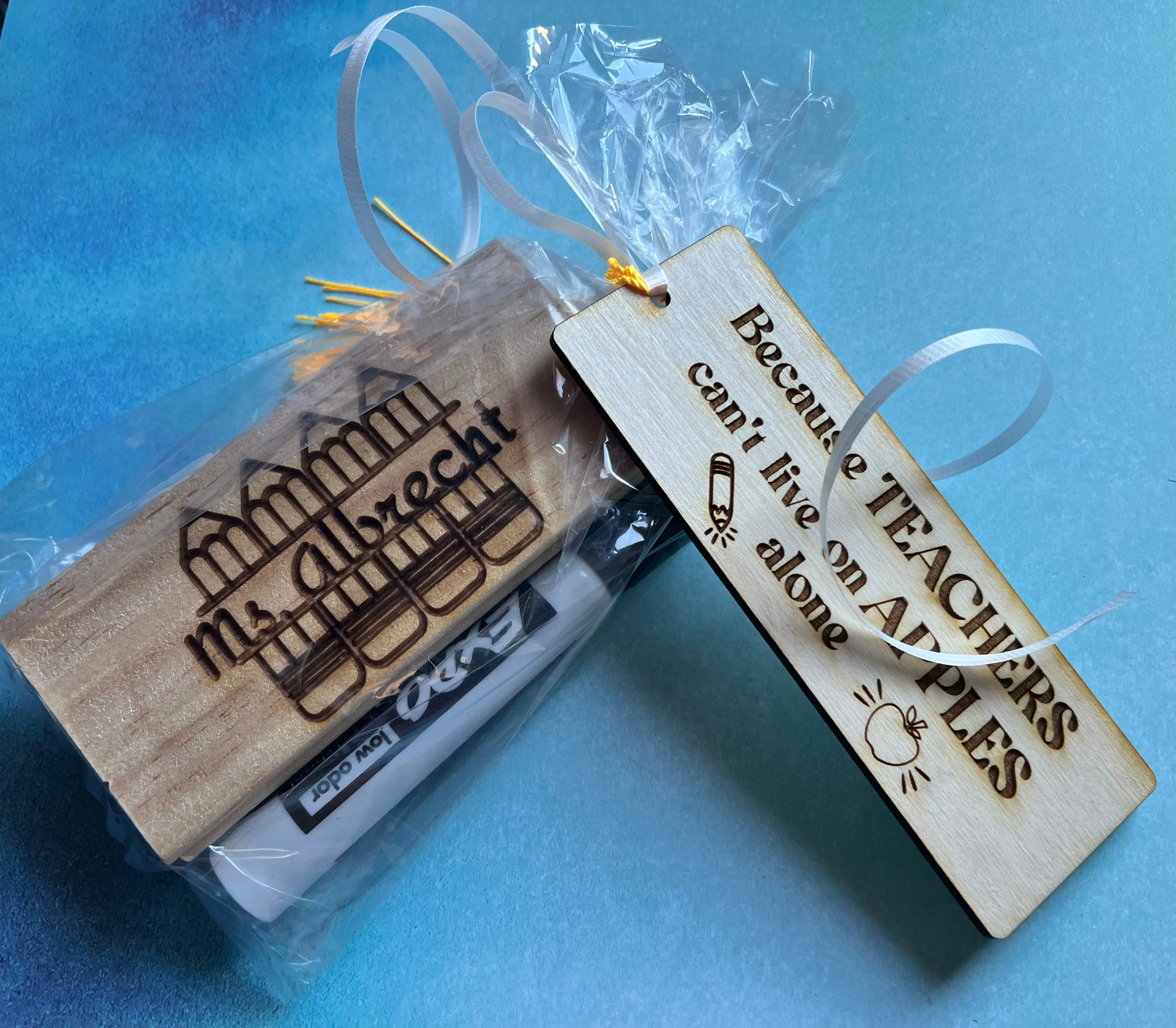 Teacher Appreciation Gift with bookmark