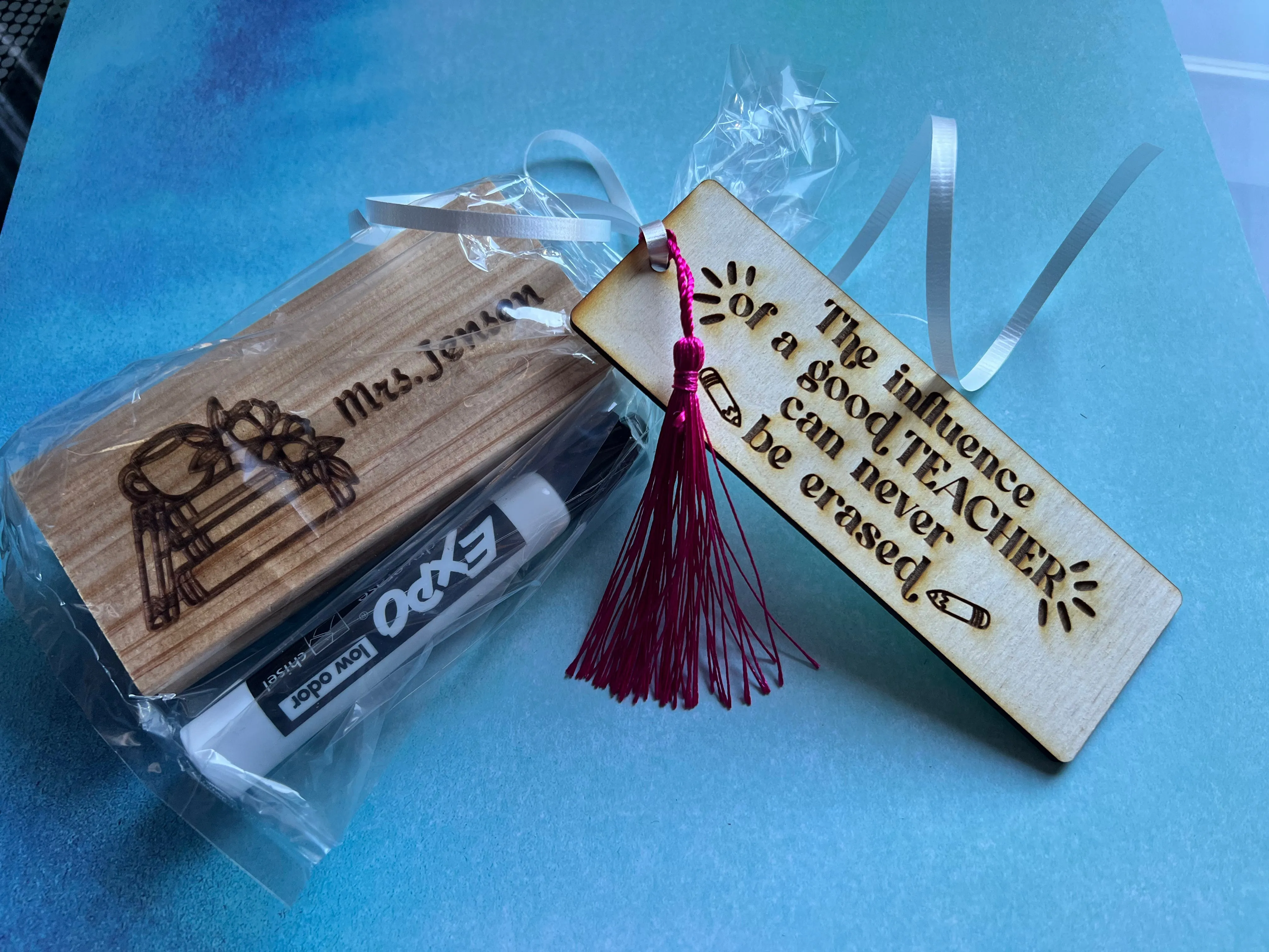 Teacher Appreciation Gift with bookmark