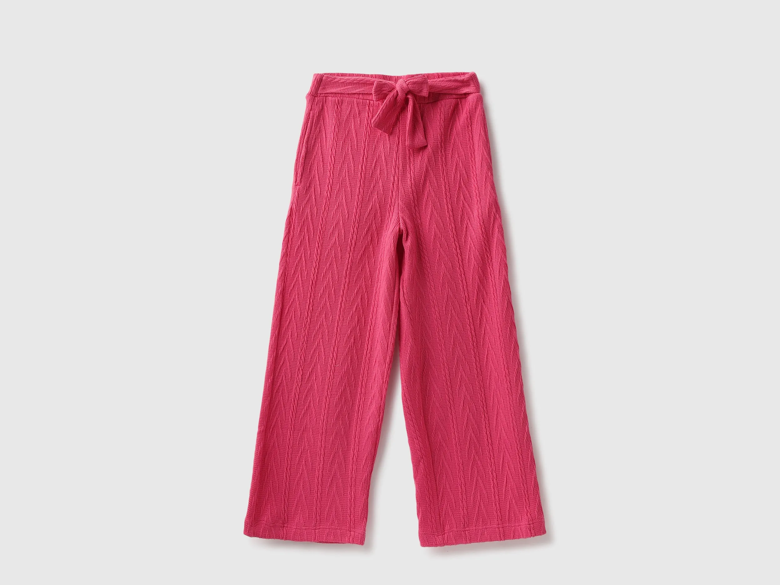 Textured Regular Fit Trousers