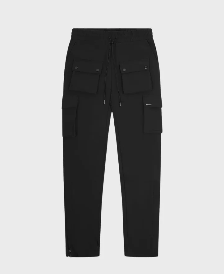 The Couture Club Technical Stretch Cargo Pants Black