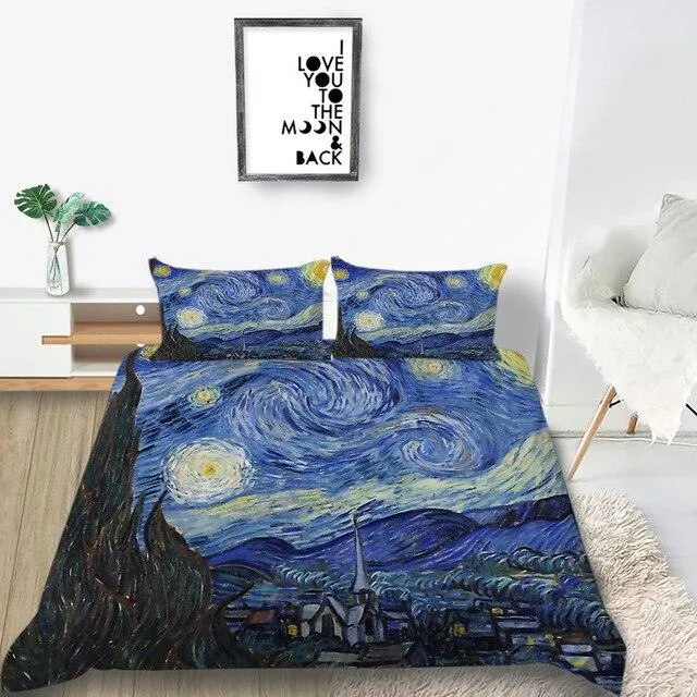 The Starry Night Bedding Duvet Cover Sets