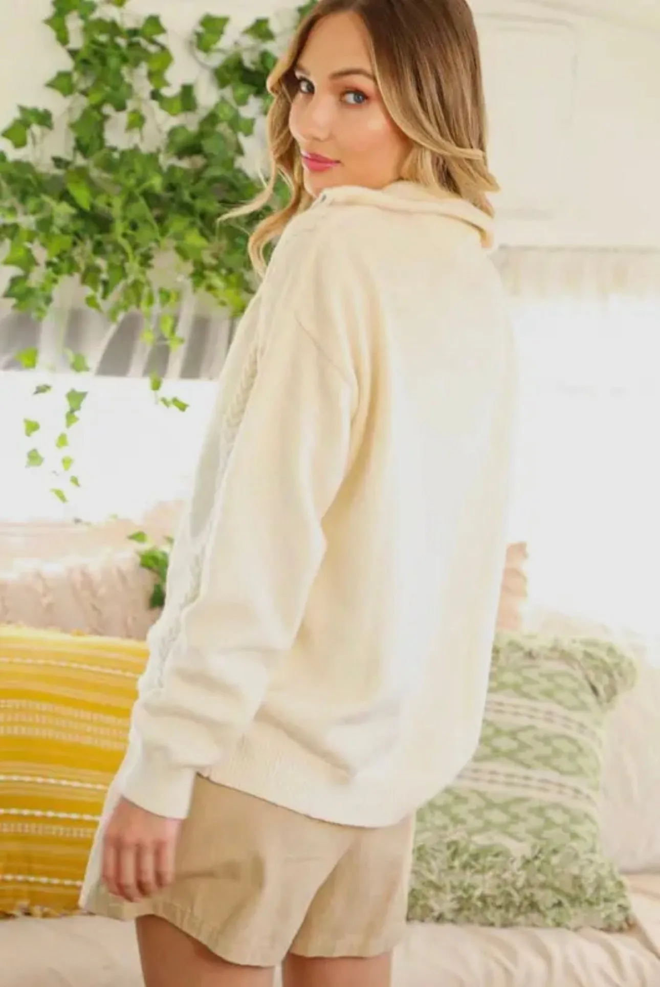 Tinley Textured Quarter Zip