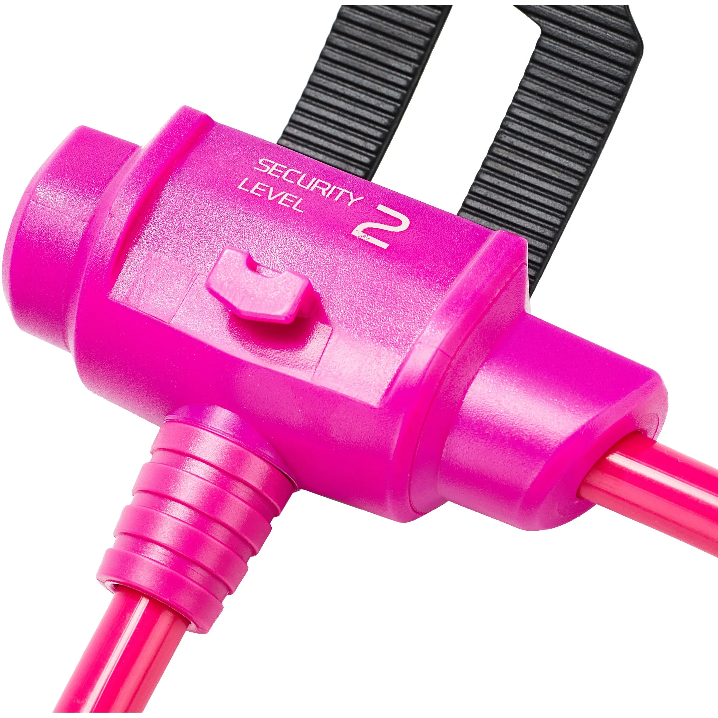 Trelock FIXXGO KS211 Kids Bike / Scooter Lock - 75cm x 10mm - Pink