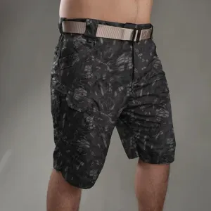 Trendy Camo Cargo Shorts for Men with Functional Pockets
