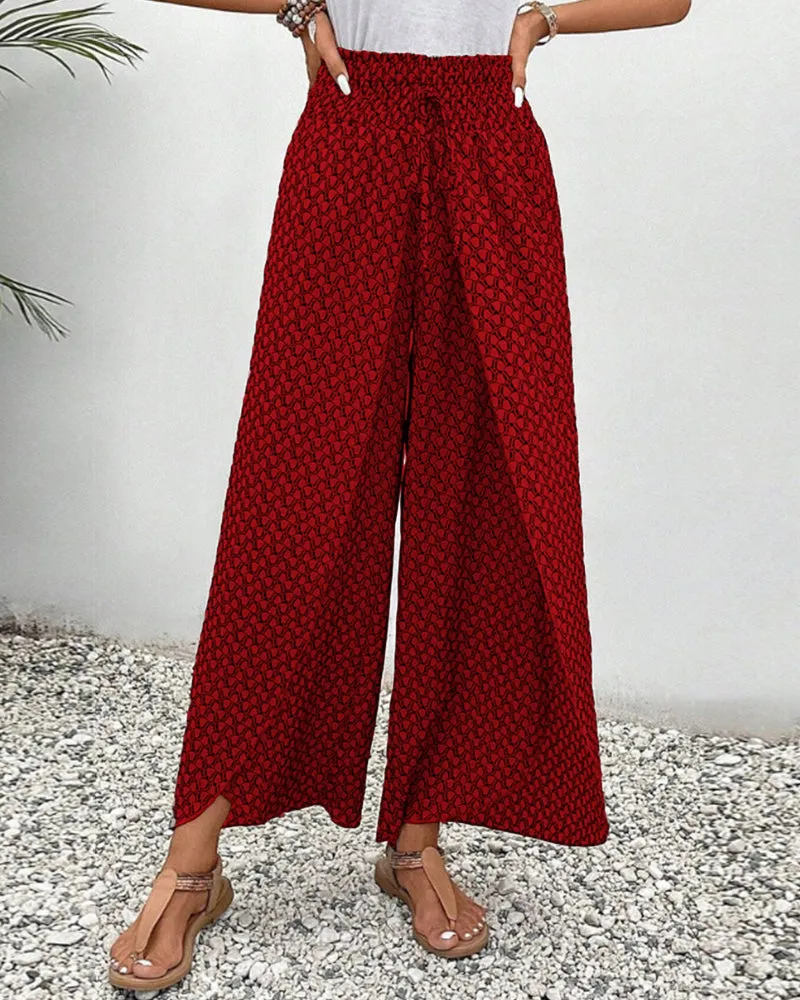 Trousers Luxe™ | Women's Elasticated Wide Leg Trousers | Comfortable Stretch Fabric, Stylish Fit & Versatile Design