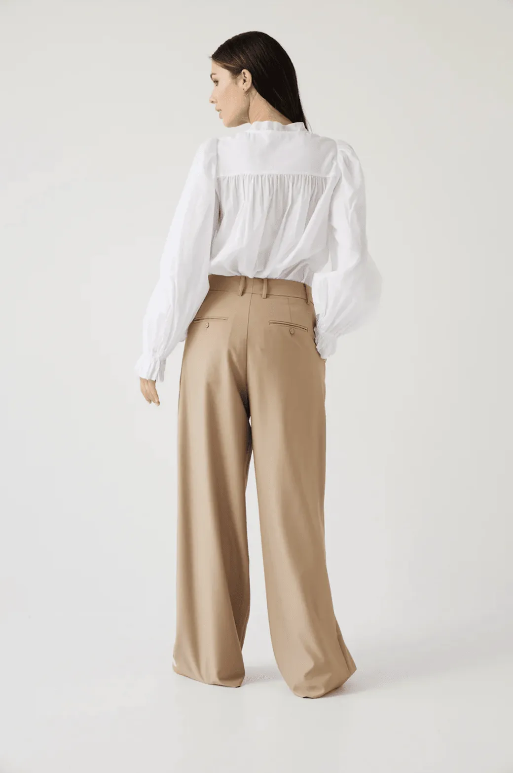 TUESDAY LABEL Lawn Top - Soft White