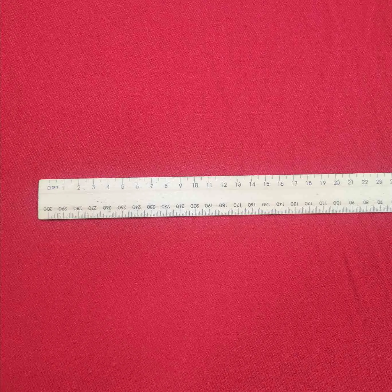 Viscose Twill, Ruby