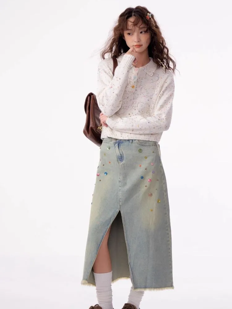 Warm and soft long sleeve sweater【s0000003800】
