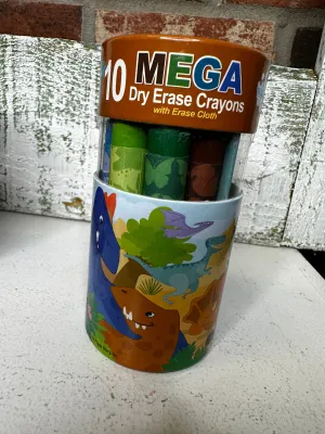 Washable Mega Dry Erase Crayons