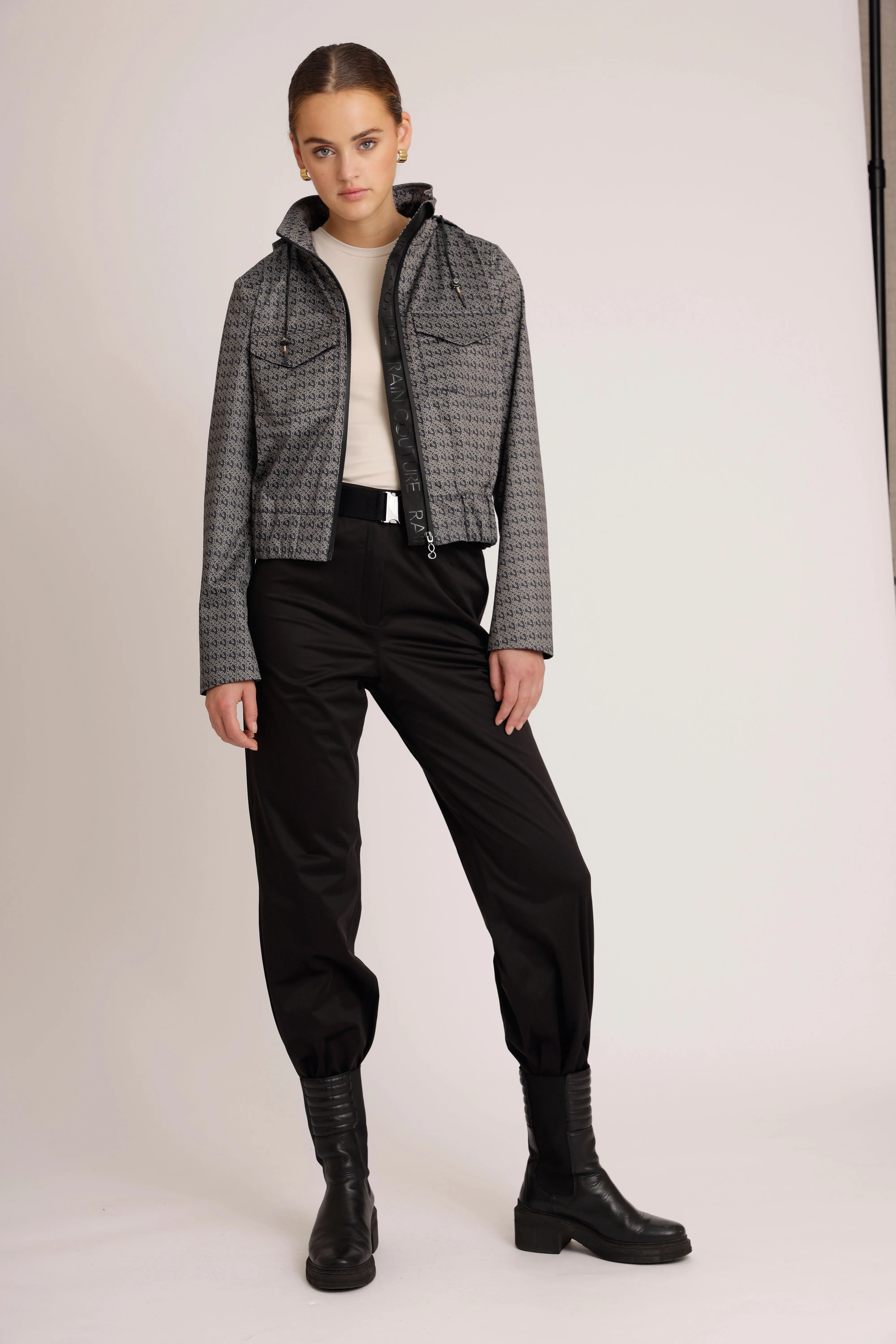 Waterproof Stretchable Bomber Jacket  | Monogram