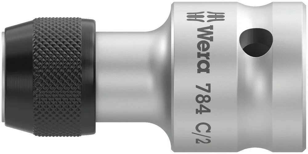 Wera 05042768001 784 C 1/2" Adaptor with quick-release chuck, 784 C/2 x 5/16" x 50 mm
