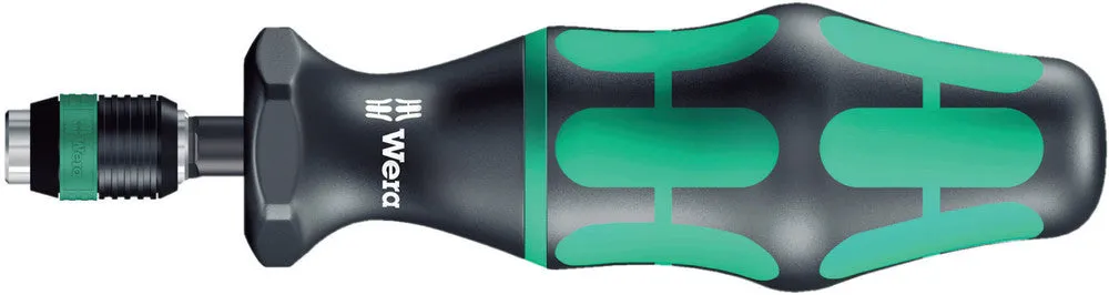 Wera 05074794001 7400 series Kraftform Torque screwdrivers, with factory pre-set value (0.1-1.5 Nm) and Rapidaptor quick-release chuck, handle size 89 mm, 7452 x 0.9 Nm x 0.9-1.5 Nm