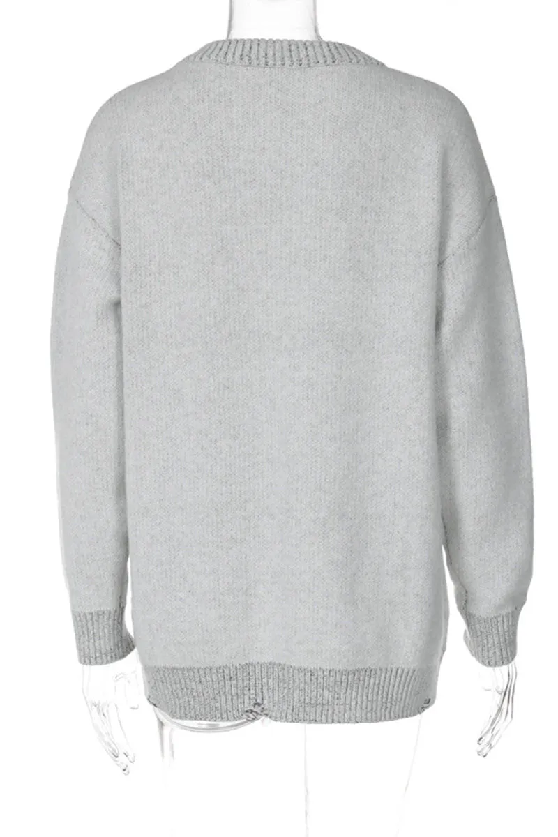 WG0400 Graphic Pullover Sweater