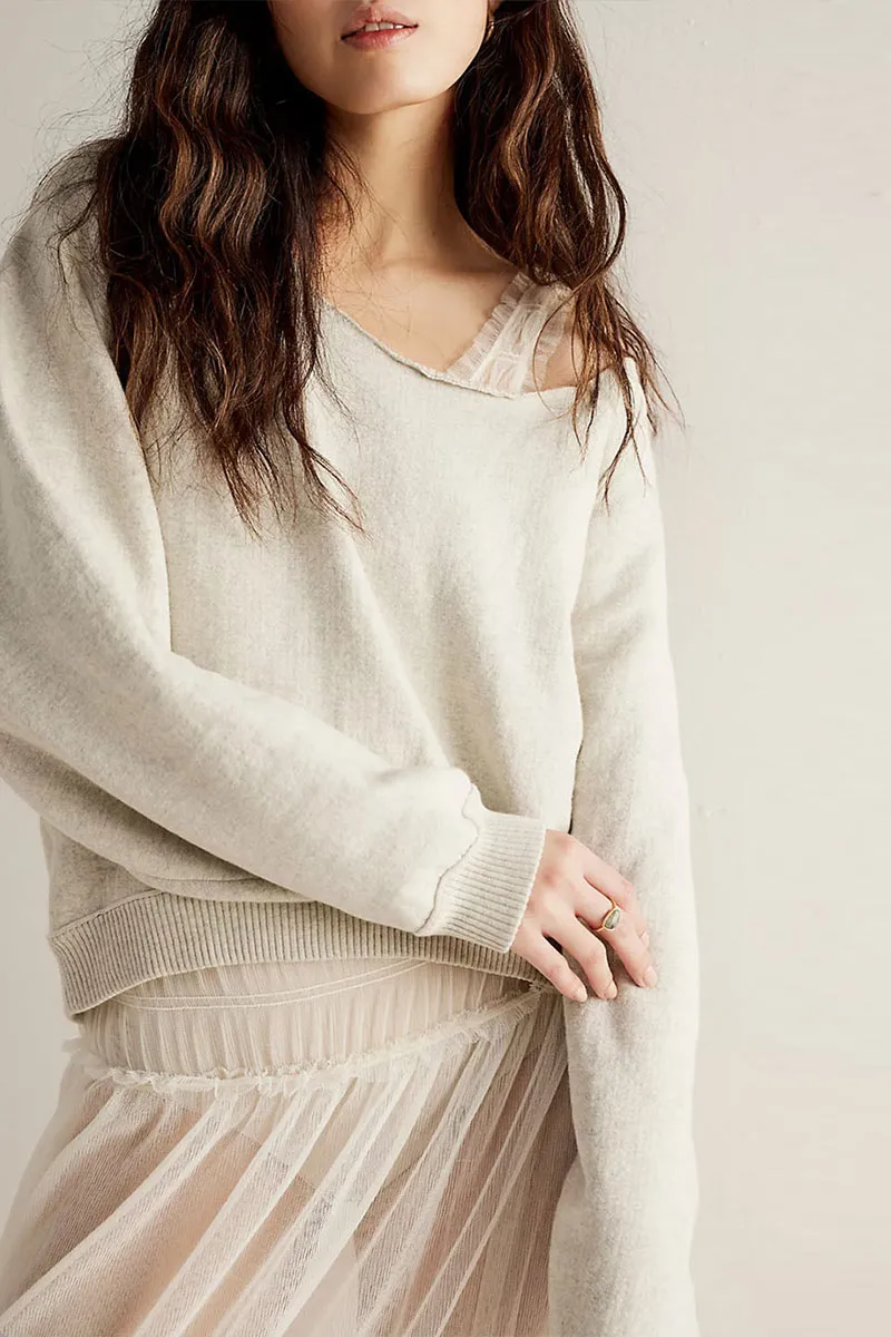 WG619 Long Sleeve Loose Sweater