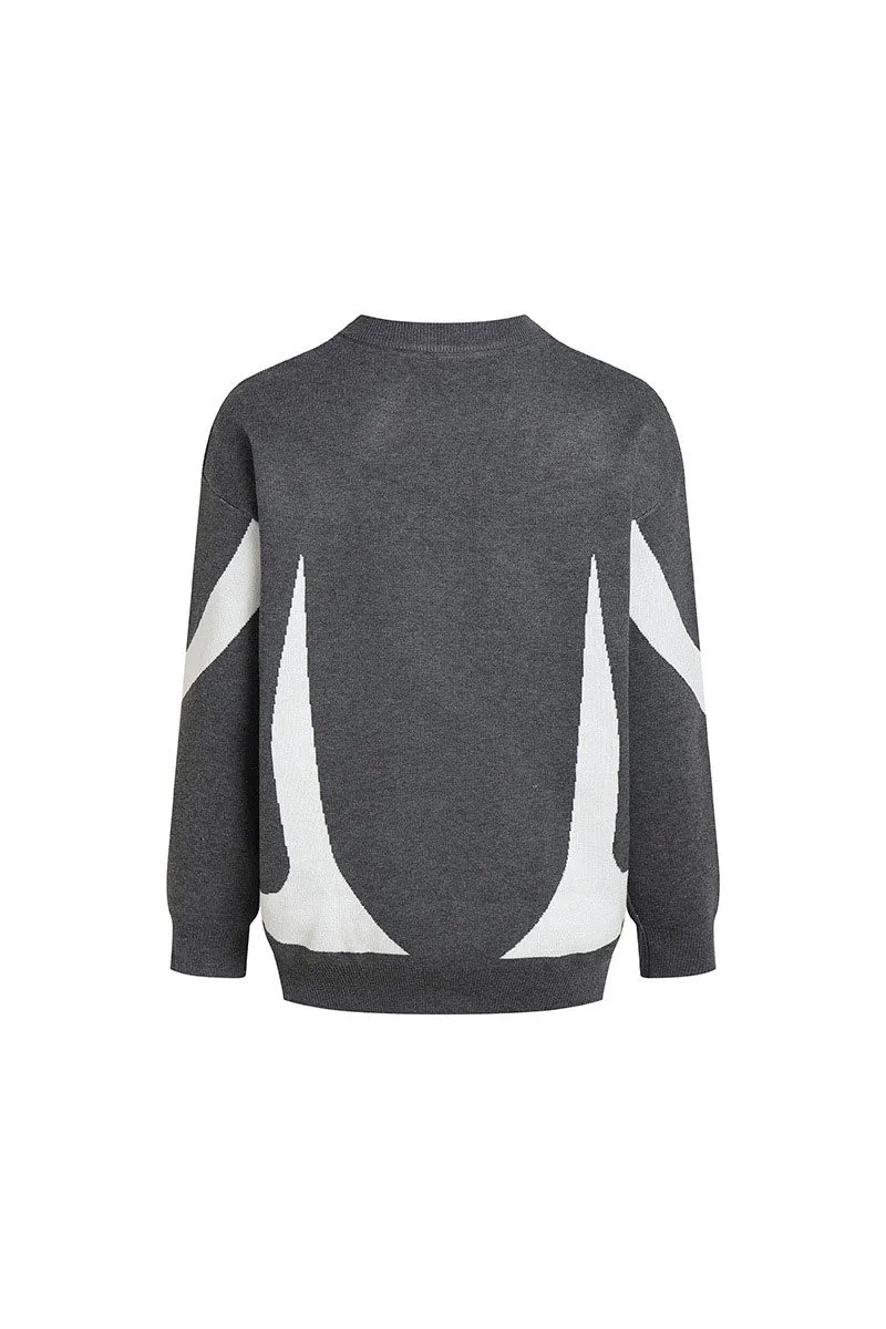 WG763 Long Sleeve Loose Sweater