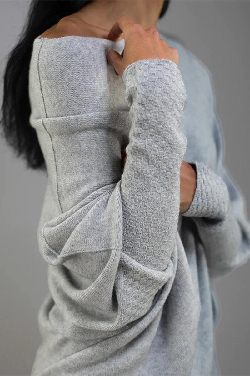 WH0256 Off Shoulder Fashion Sweater