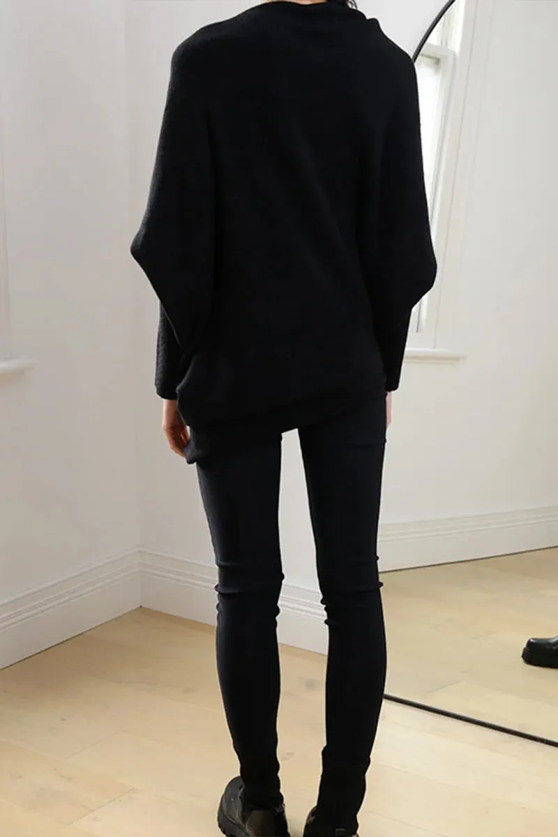 WH0256 Off Shoulder Fashion Sweater