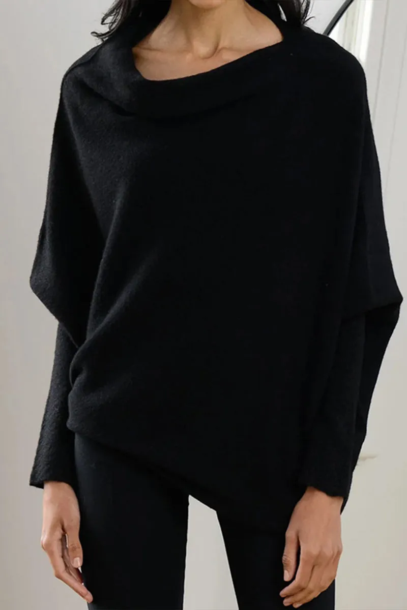 WH0256 Off Shoulder Fashion Sweater