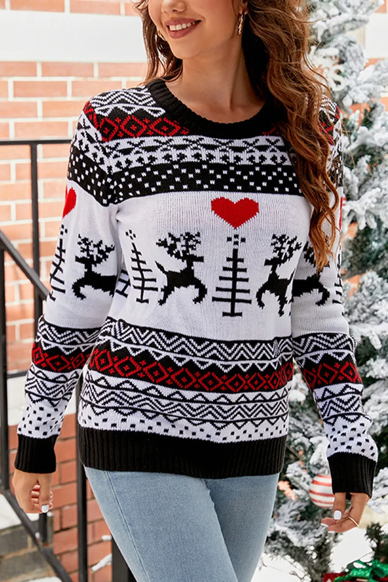 WI0125 Holiday Loose Fit Sweater