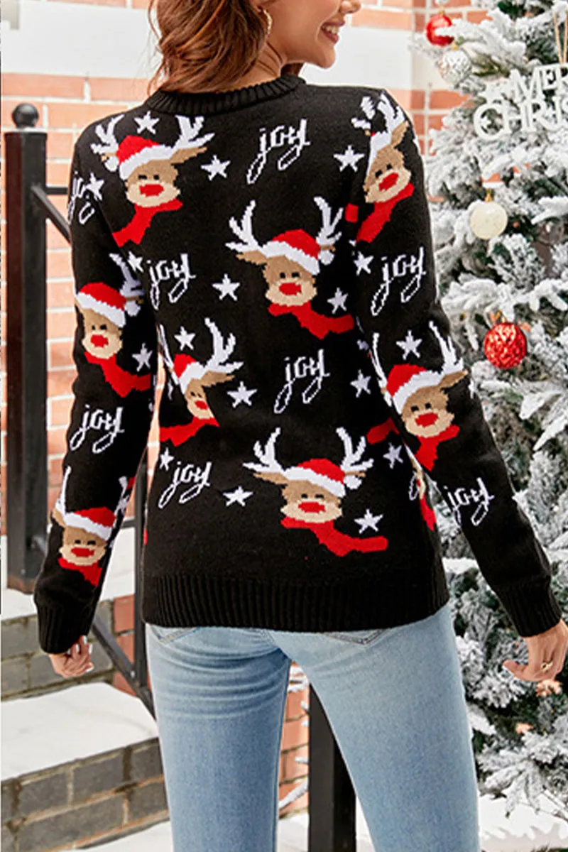 WI0125 Holiday Loose Fit Sweater
