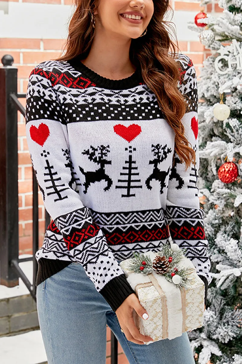 WI0125 Holiday Loose Fit Sweater