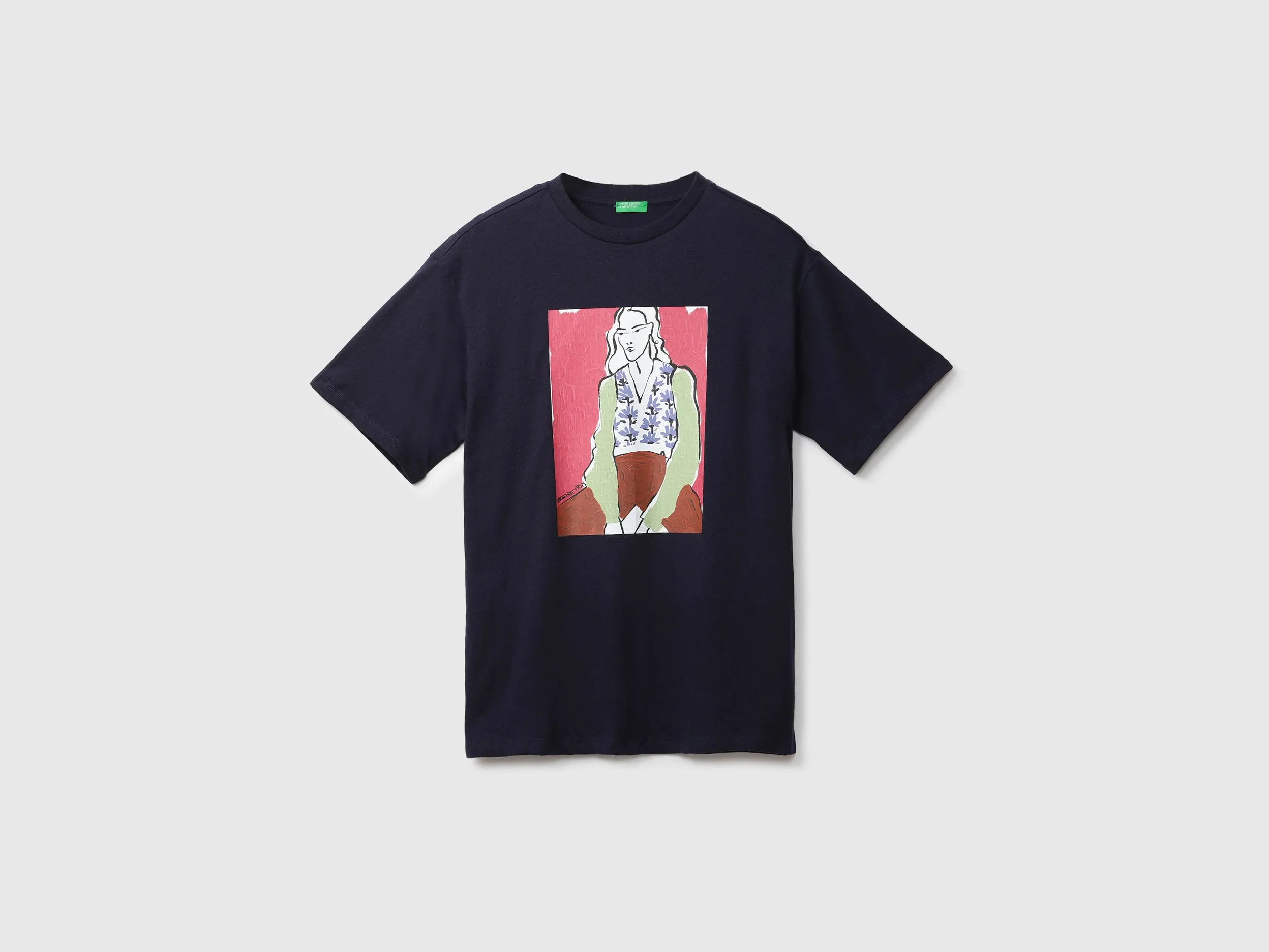Women Printed Round Neck T-shirt