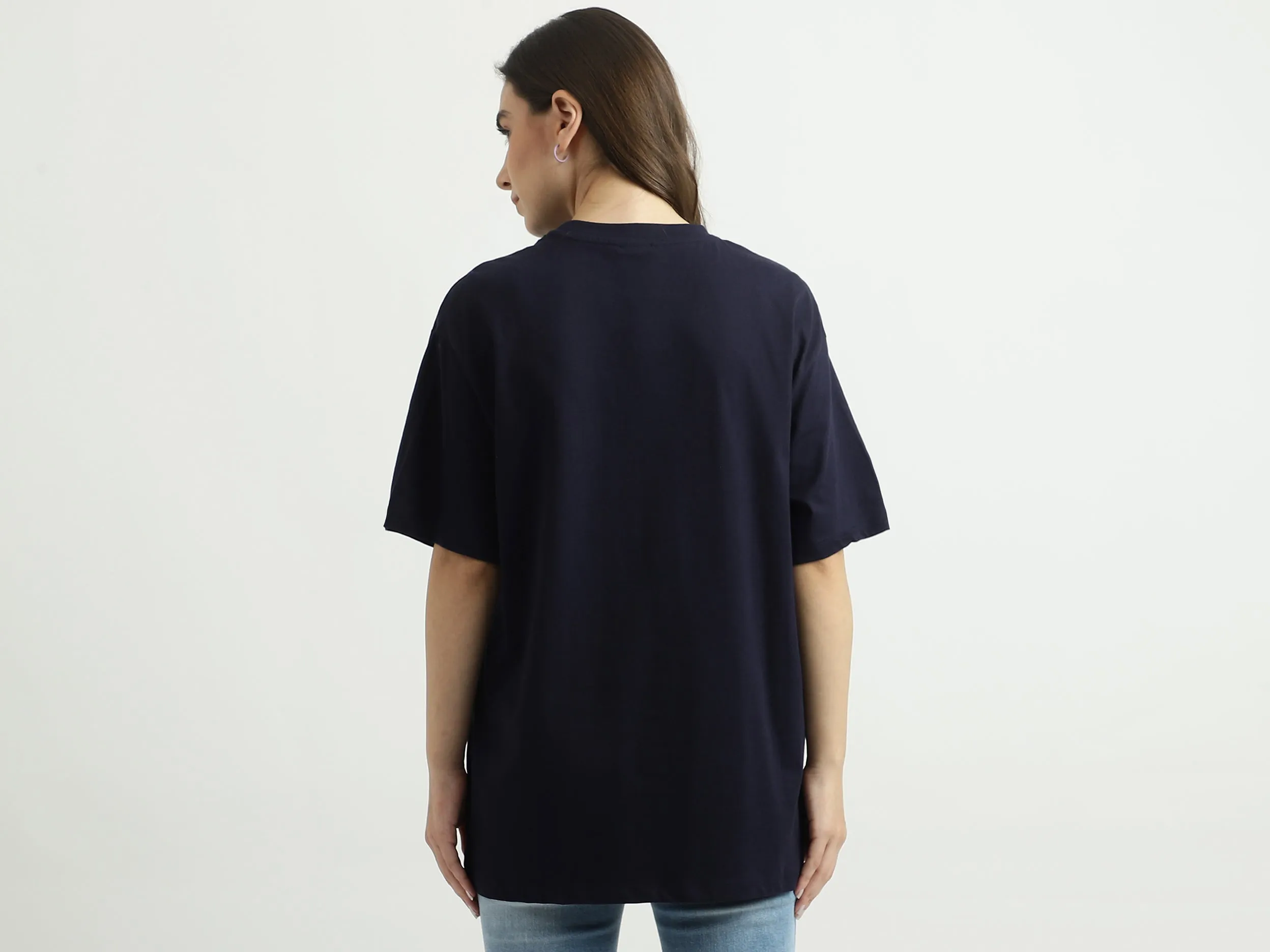 Women Printed Round Neck T-shirt