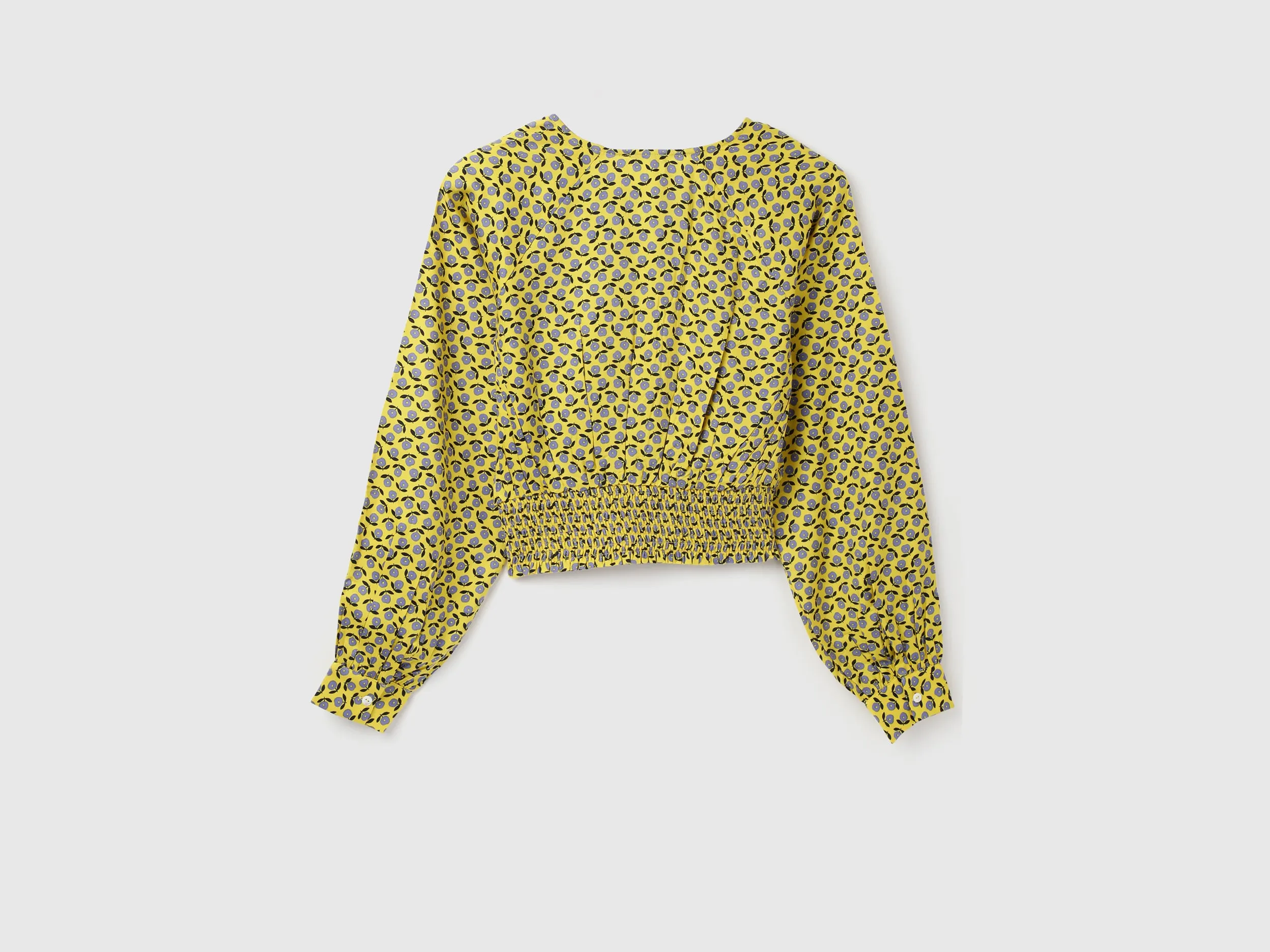 Women's Regular Fit V-Neck Floral Tops
