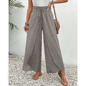 Women's Summer Wide Leg Pants | High Waisted