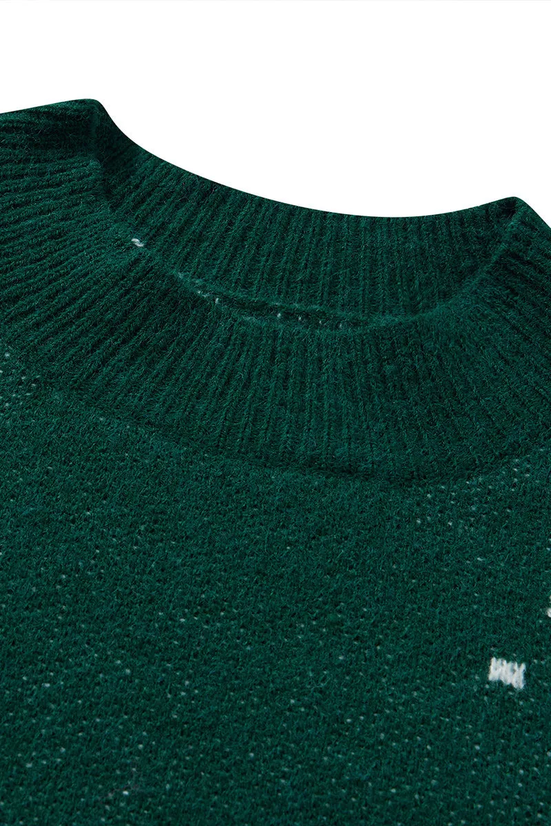 WR3354 Snowflake Holiday Sweater Outerwear