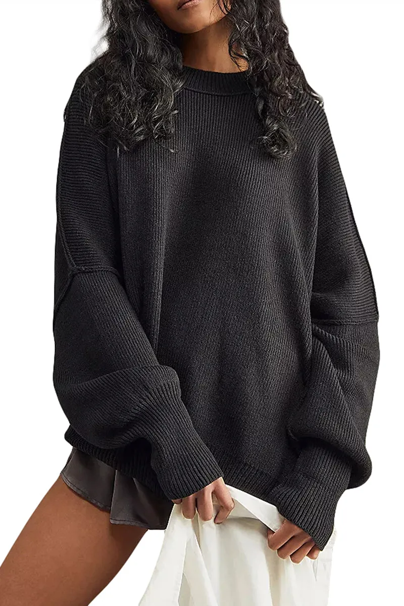 WT3075 Loose Fit Sweater Outerwear