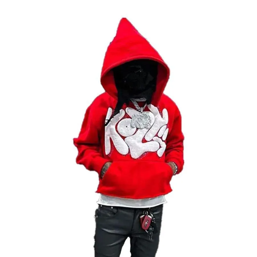 Y2k Red Kozy Hoodie