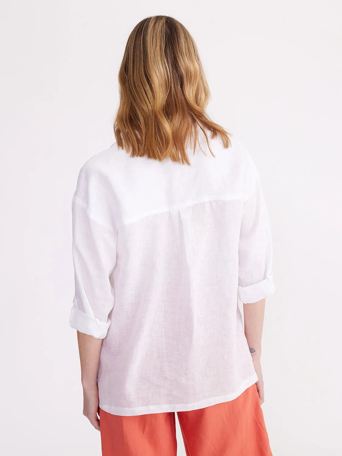 Yarra Trail Relaxed Linen Overshirt YT24S4014