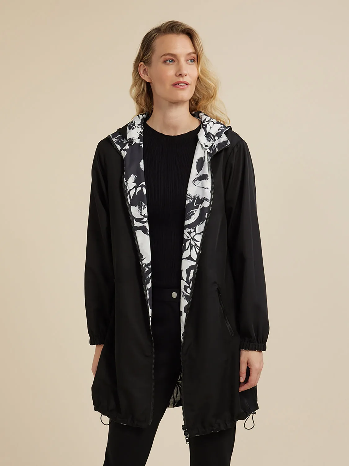 Yarra Trail Reversible Print Coat YT24W6222