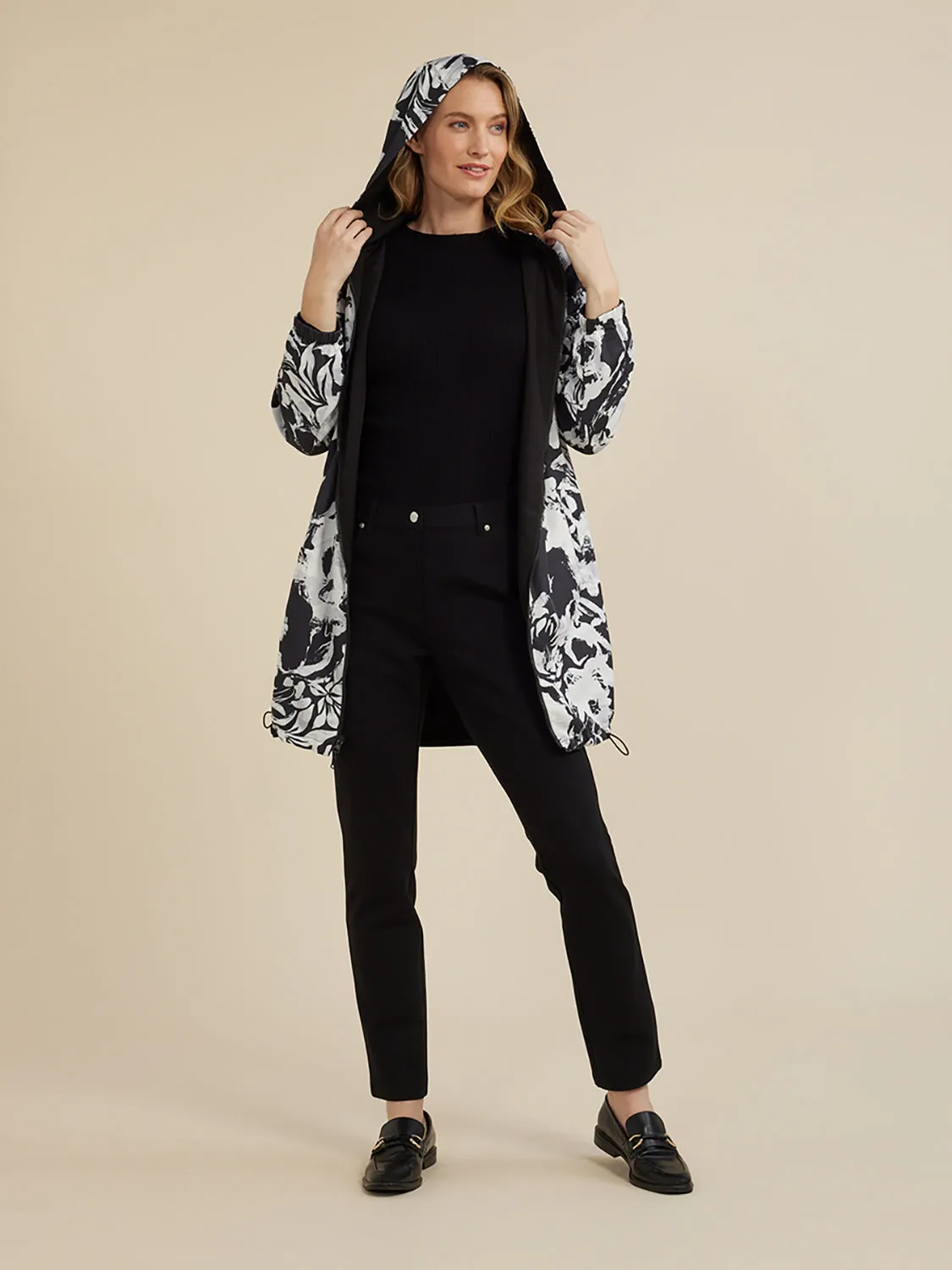 Yarra Trail Reversible Print Coat YT24W6222