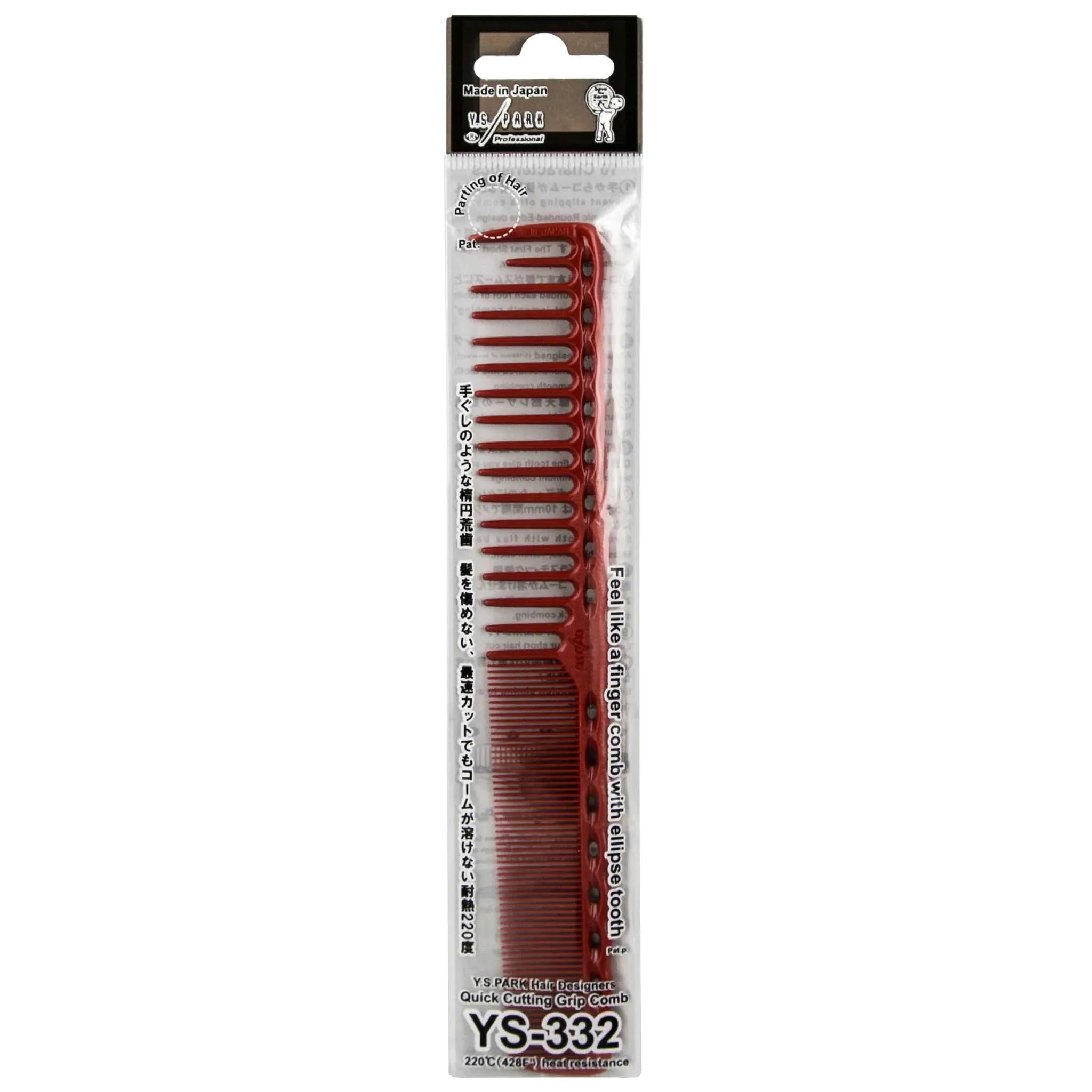YS Park 332 Quick Cutting Comb- Red